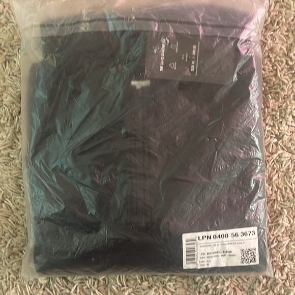 Fabletics The Go-To Quarter Zip black XL NEW unisex - Picture 6 of 7